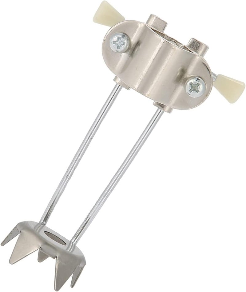 Jonlaki Cane Tips for Ice, All Terrain Heavy Duty Metal 4 Prong Retractable Ice Cane Tip Attachment for Ice Snow Canes Crutches Walkers, Tip Points for Winter Snow Safety - Image 4